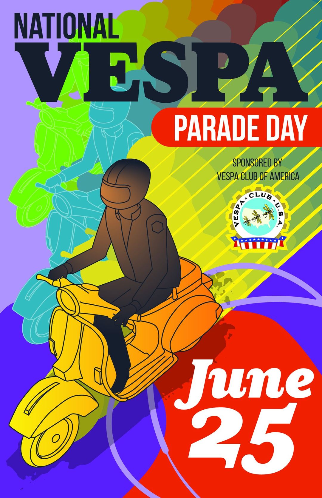 2003 Vespa Parade Day Poster